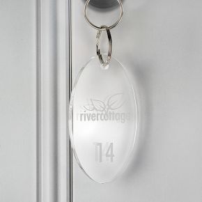 Acrylic Engraved Keyring