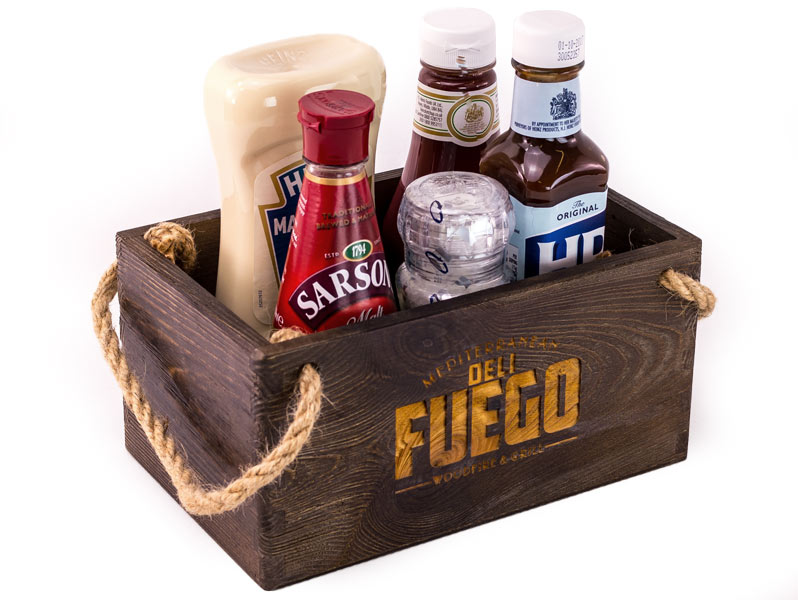 wooden and metal, engraved and printed accessories for hotel and restaurants 