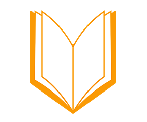 An outline drawing of an open menu in the paper only style.